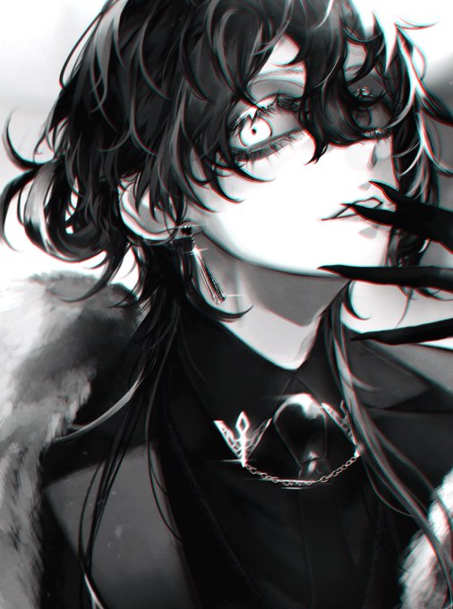 #過去作で自分が最高だと思う長髪男絵を載せてTLを長髪男にしよう