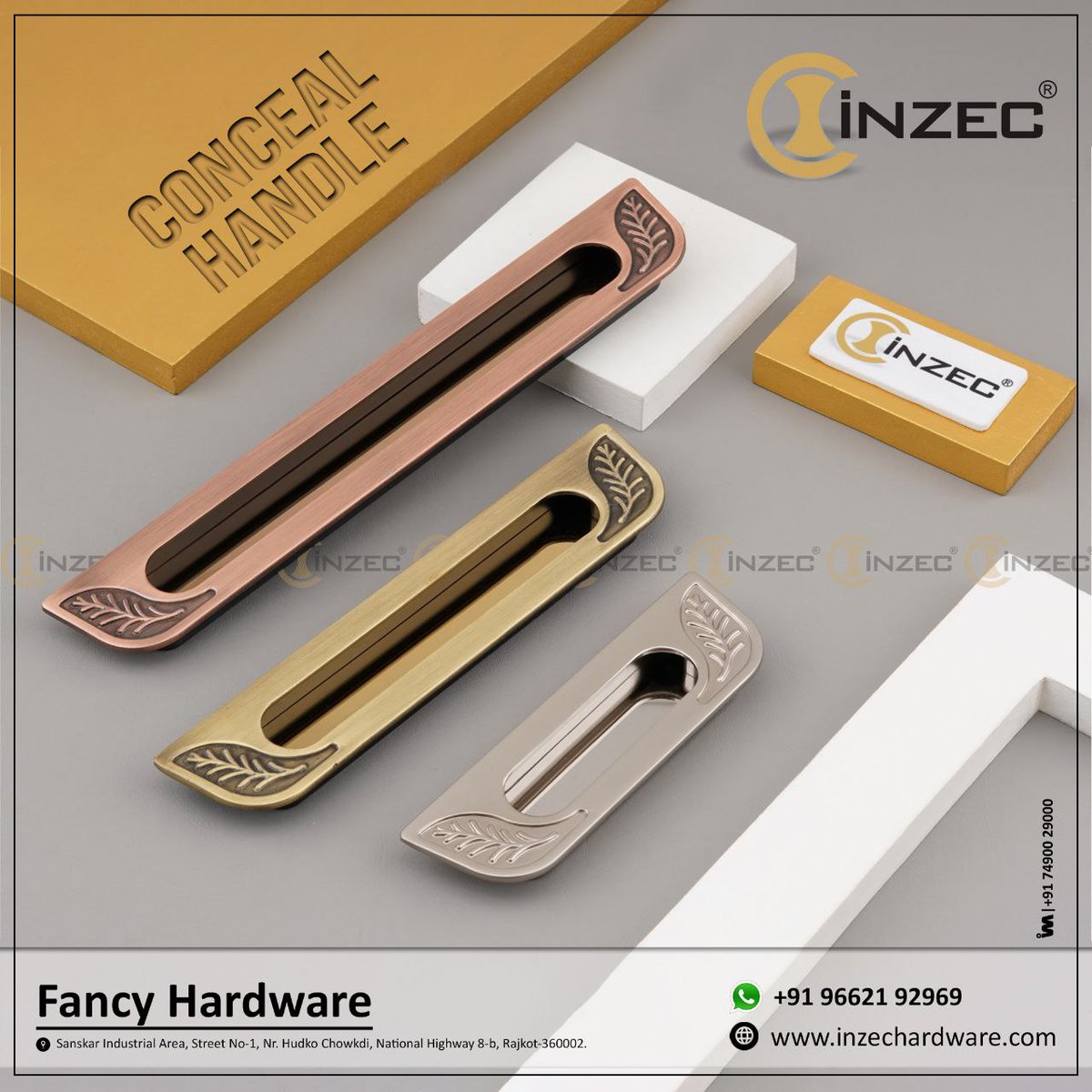 ibais_hardware's tweet photo. FANCY HARDWARE (RAJKOT)
For enquiry via WhatsApp click:
https://t.co/sfw983vYqQ
Mr. Hirenbhai Patel-9662192969
#concealhandle #doorconceal #cabinethandle #cabinethardware #maindoorhandle #doorcabinethandle #handlehardware #doorhandle #dooraccessories #drawerhandle
.
@IBAISMEDIA https://t.co/x9PusADqwA