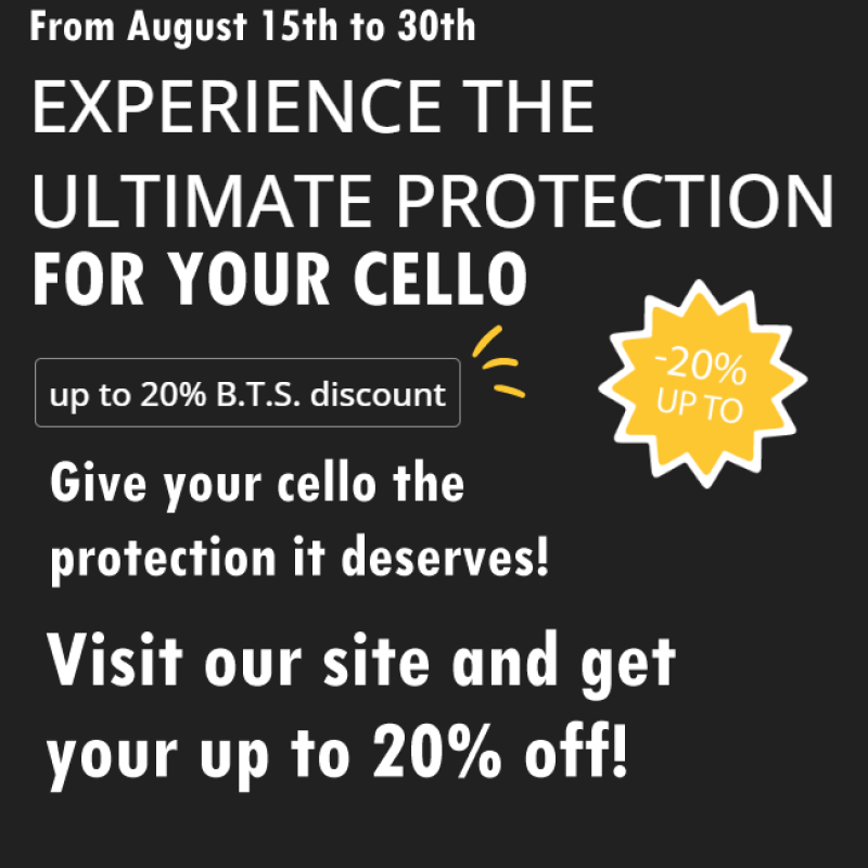 Crossrockcases's tweet photo. 20% off on cello cases??
https://t.co/pWU9njBRUb https://t.co/9PPi0nPhye