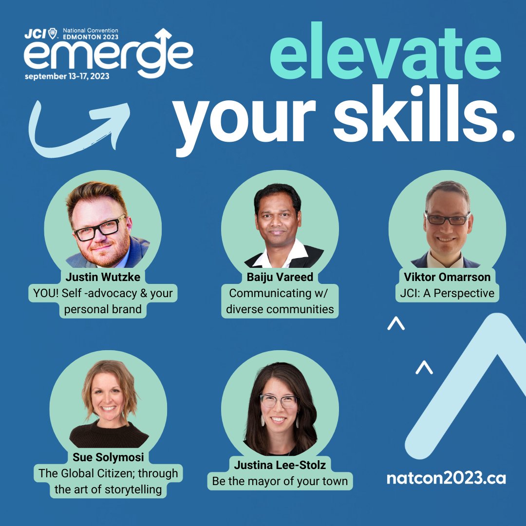 JCIEdmonton's tweet photo. 🚀 Unlock Your Potential: Join Us for Transformative Trainings at JCI Canada's National Convention! 🍁
Register ➡️https://t.co/tsXMBqCyso https://t.co/zWEoEfNQYx