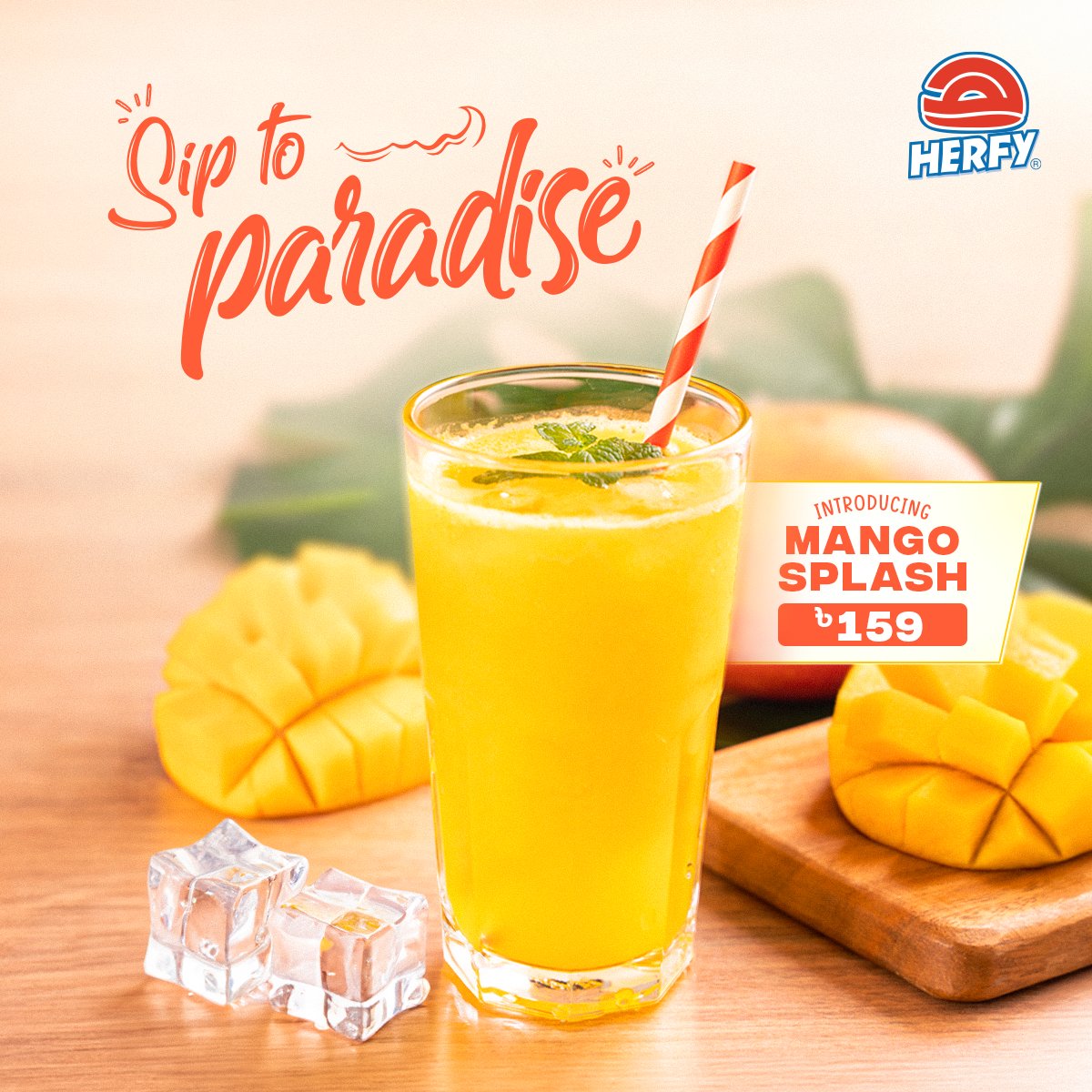 herfybd's tweet photo. Introducing Mango Splash, a mango drink with a tropical fruity twist. 📷📷
You can also check out 📷 Website: https://t.co/MdSVogXZsD
#HerfyBD #100percenthalal #moctails #mangosplash #new #introducing #colddrinks #refreshing #summer #hot #mango #drinks #herfy https://t.co/C8W6RmgwNv