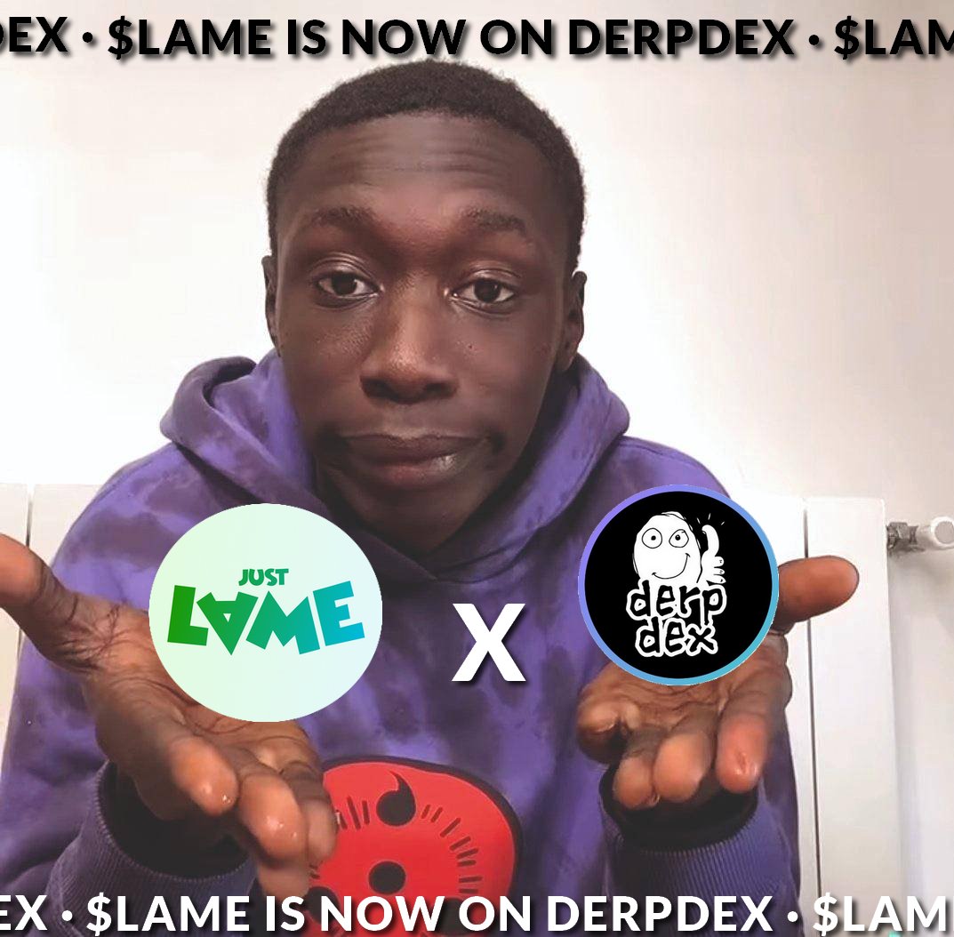 _just_lame's tweet photo. 👀$LAME is launching TODAY at 8PM GMT+8 on @DerpDEXcom! 

The two newcomers on @BuildOnBase are coming hand in hand to make #meme great again! 👏
🚀Stealth launch in 24 hours 
🎉100% fair launch 
🎉LP will be LOCKED!

Just #LAME It.  
#OnChainSummer #BASECHAIN @KhabyLame #BASE https://t.co/tsTkCpXM0K