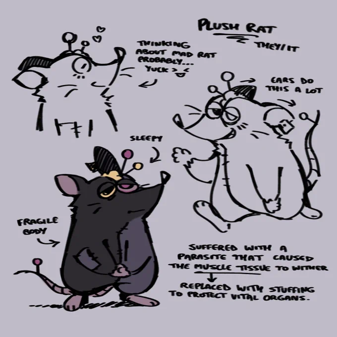 revisited my little mrd self insert hehe #madratdead 