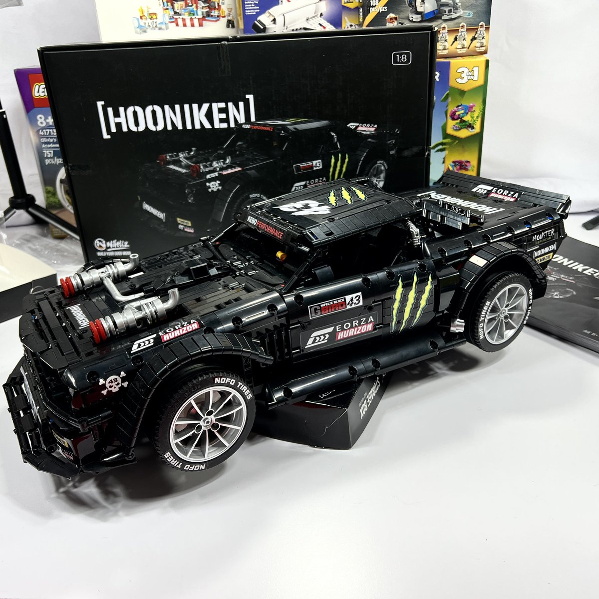 bricks_all's tweet image. Nifeliz Hooniken.. finished it tonight.. stay tuned.. full review video and complete final photography coming later this week! Check out the final build stream and preliminary thoughts youtube.com/live/pAaPIoOw6…
Nifeliz NF10210 Hooniken 3141pcs pt12 #Nifeliz #Hooniken #KenBlock