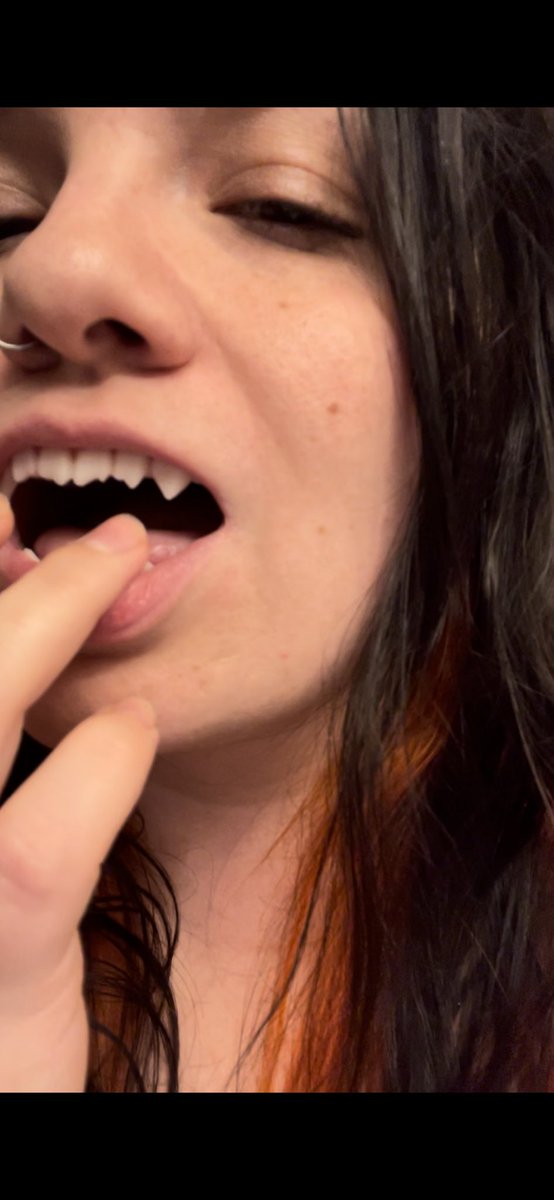 Moonshiftmnstrs's tweet photo. Happy #werewolfwednesday I hope your teeth grow in well this time next week during the full blue moon. 
🌕🩵🐺
#werewolfgirl #shebeast https://t.co/O3kMH3I7VG