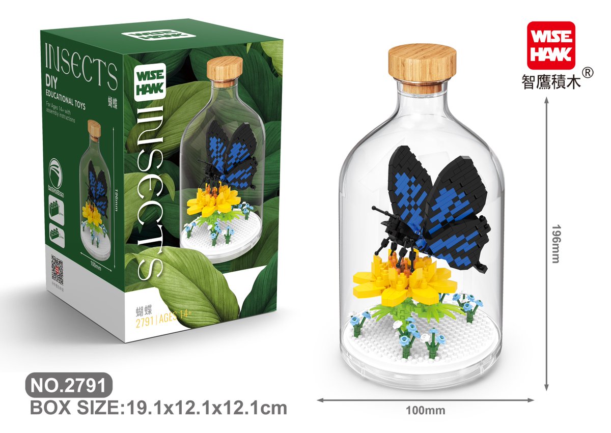 WiseHawkblock's tweet image. Papilioulysses#wisehawkblock #nanoblock #lego #WiseHawk
