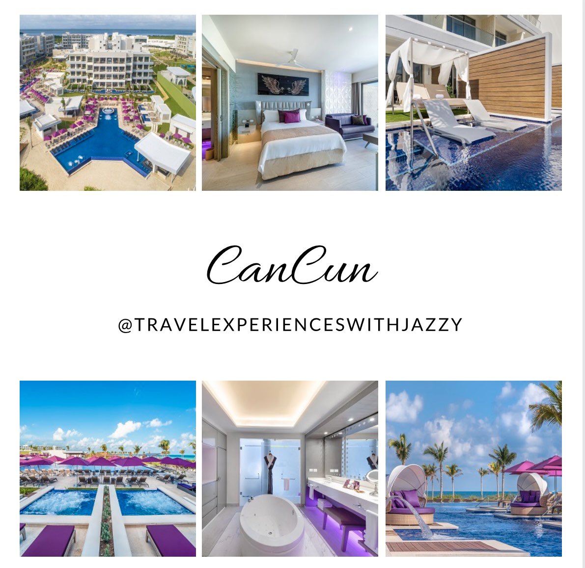 📍 CANCUN
This Package For 2 People Includes:
-3 Night stay | All Inclusive  
Dates: Sept29-Oct 2,2023
Total $1592
Deposit$300
✨ Junior Suite Swim Out Room✨
💎 Beachfront Resort
💎 Flight
💎 Roundtrip Airport Transfers 
💎 Food,Drinks& Snacks 
💎 $500 Resort Credit
💎 SwimUpBar