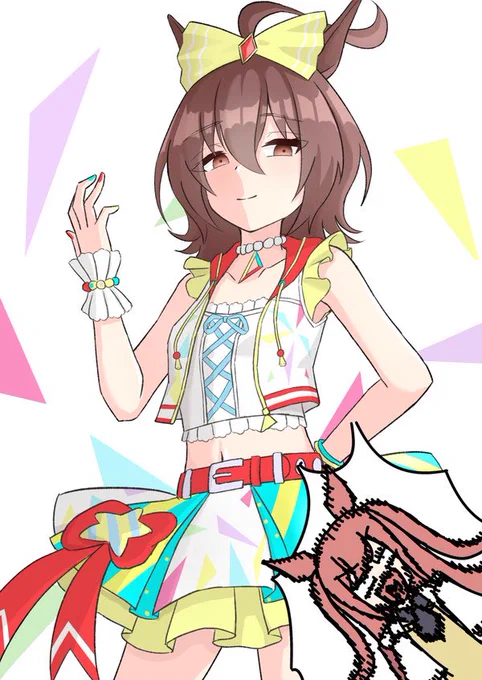 この半年で4枚ウマ絵描いてたらしい