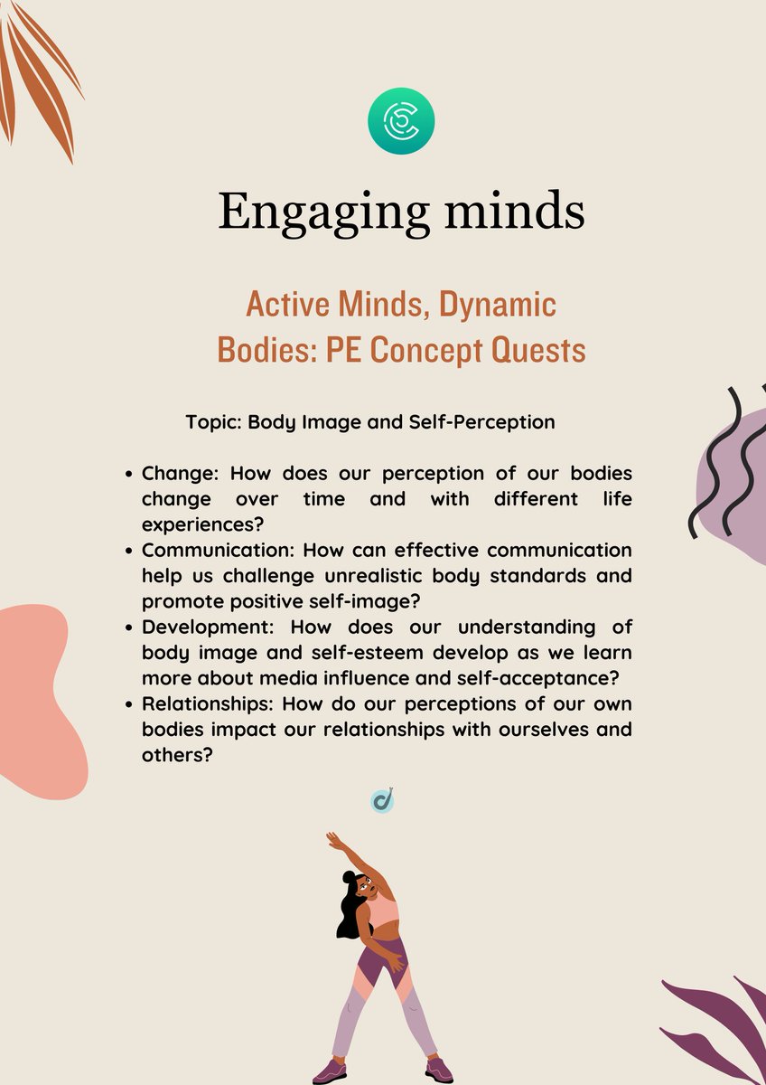 ClasscipePcc's tweet image. 🌟 Cultivating Wellness: Nurturing Development with IB Concepts 🏃‍♂️🌱 #HealthyGrowth #ActiveJourney #WellnessExploration #WellnessTies #ibmyp #k12 #phe #concepts #educational #Resources #EducationForAll #EducationMatters