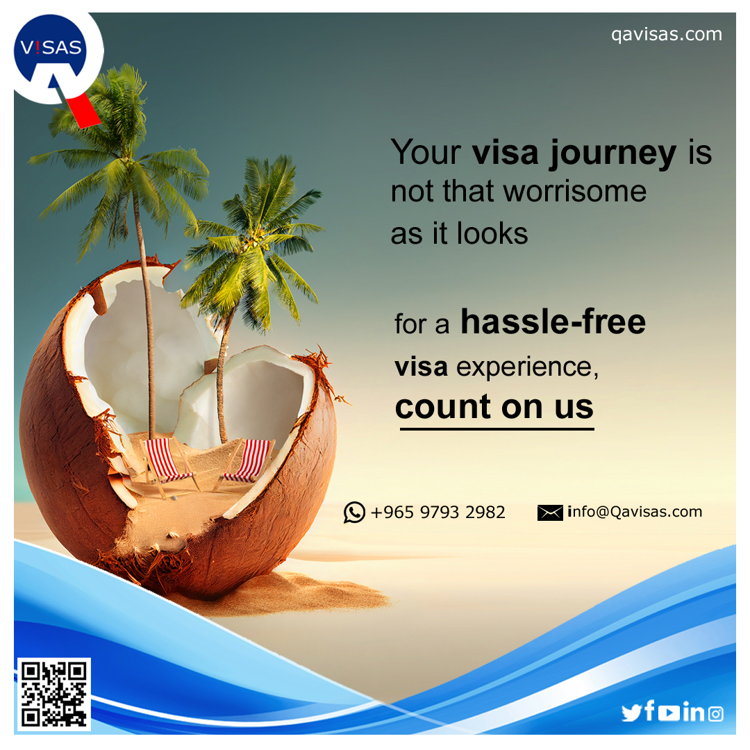 Thinking of a #holiday is easy, but getting this plan into action is strenuous. With #Alqabasassurex, there’s nothing to worry. Plan your trip and leave your #visa worries to us. To know more, visit us today.
#qavisas #travelsafe #onlinevisa