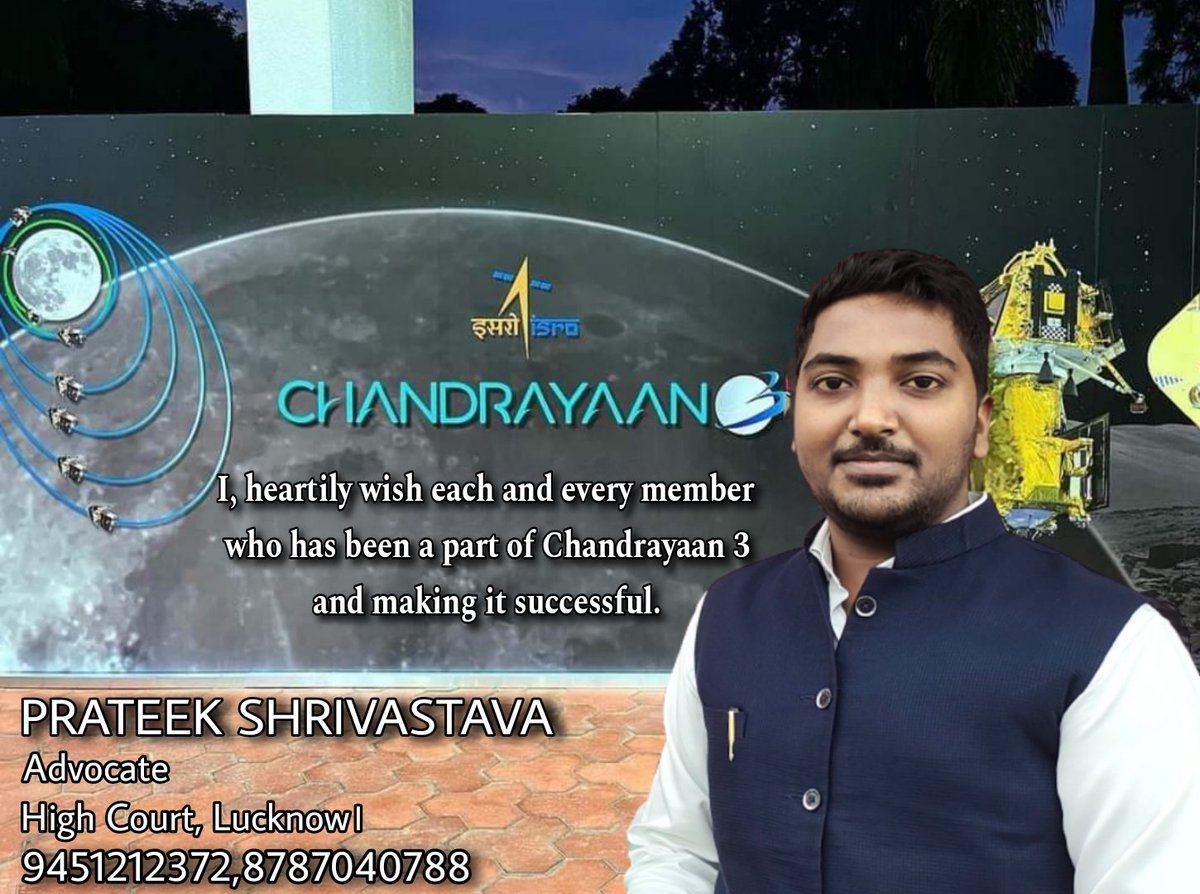 advprateek1996's tweet photo. #ISRO
#isrochandrayaan3mission 
#congratulations
#India https://t.co/i9ugCbhFyD