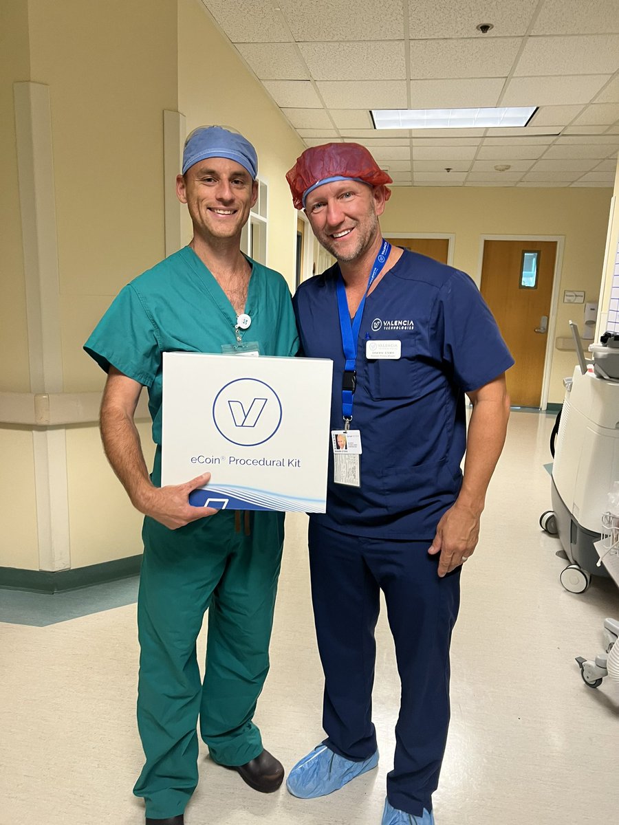 Excited to do the first <a href="/VALENCIAeCoin/">Valencia Technologies</a>  eCoin implants at PAMF/<a href="/SutterHealth/">Sutter Health</a> NorCal today for urge urinary incontinence! Exciting new option to offer patients with overactive bladder