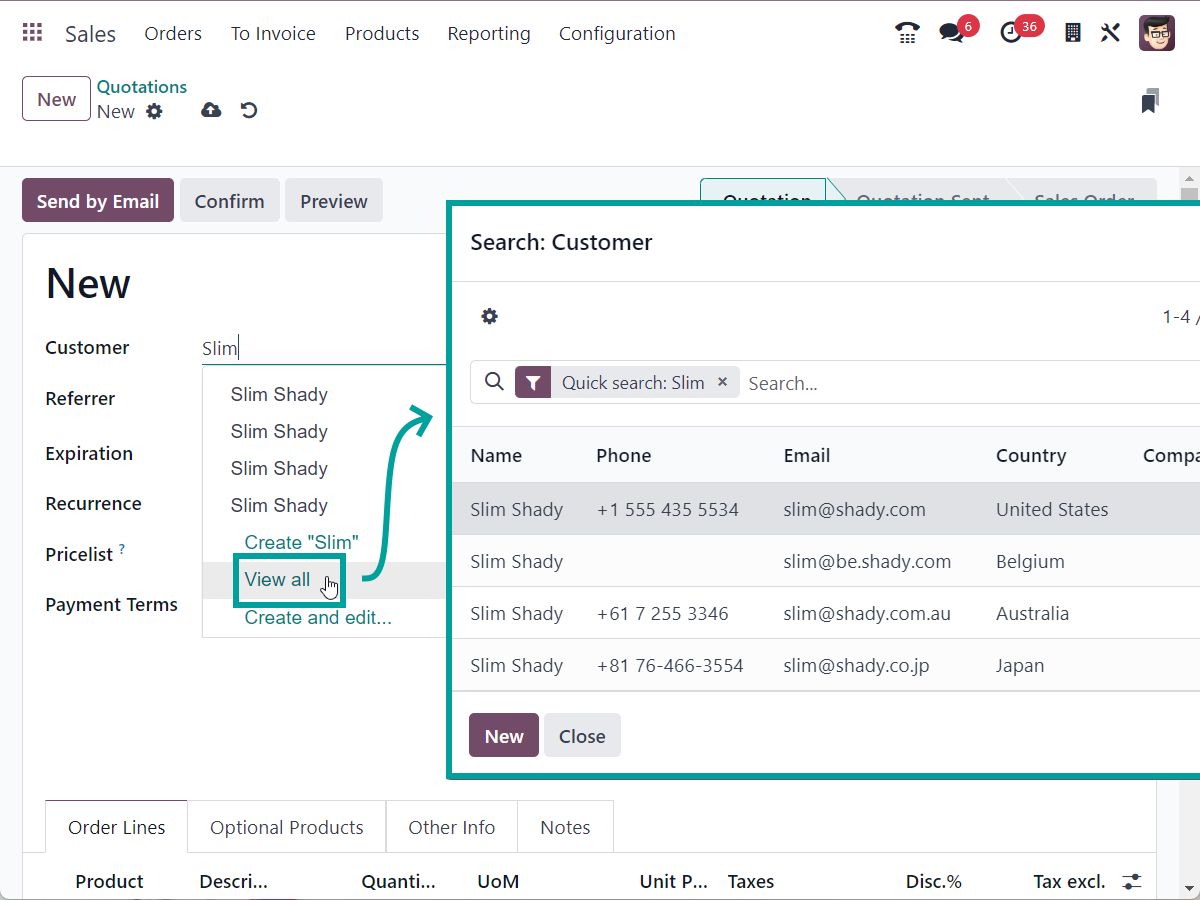 thefuturelens's tweet photo. #Odoo17 New option to VIEW ALL matches when searching
#odoo #odoofeatures #futurelens #odoodev #odoodevelopment #odooimplementation #odoocommunity #odooerp #odooweb #erp #development #odoocustomization https://t.co/b0dsi3UsIk
