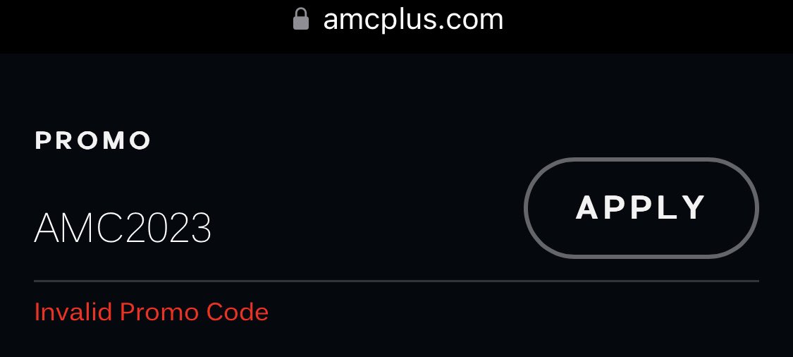 ourshieldmaiden's tweet photo. Is anyone else having trouble with the @AMCPlus code handed out at SDCC. Mine says it’s invalid but it should be good through 8/24 🤔 #amcplus #amc https://t.co/IaNpMyf1N4