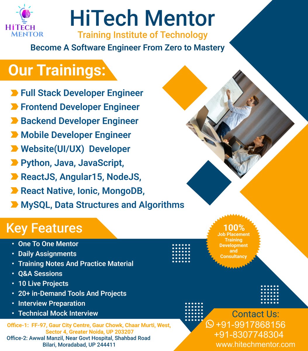 HiTech Mentor - Training Institute of Technology tweet media
