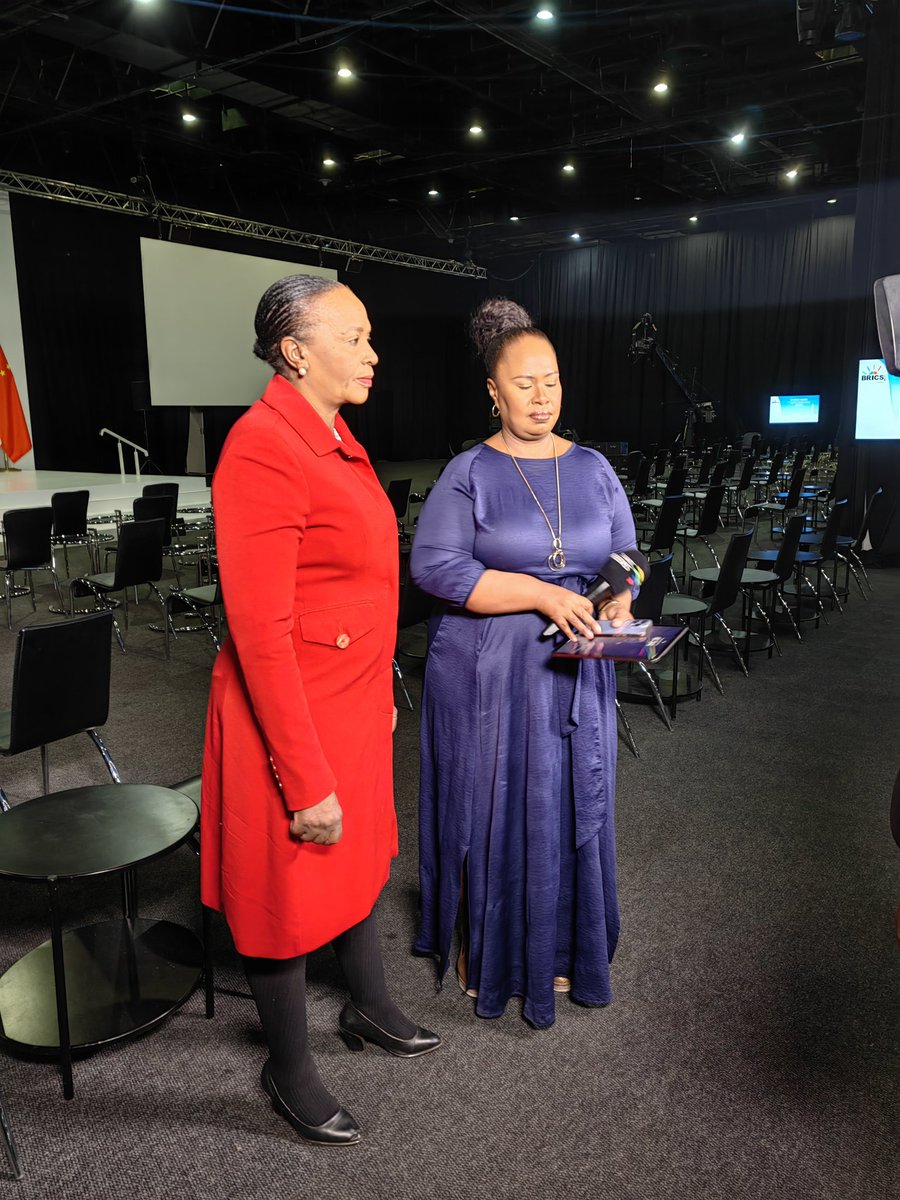 MorningLiveSABC's tweet photo. The final day of the #BRICSSummit2023 and @SakinaKamwendo is standing by with #SABCNews foreign editor @Sophie_Mokoena for an update on what to expect today. 

#MorningLive 
#SABCNews https://t.co/LZxr9AwEkx