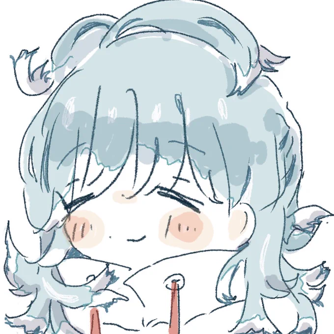 こぼかなえるちゃんのビジュが好きすぎる うまく描けない