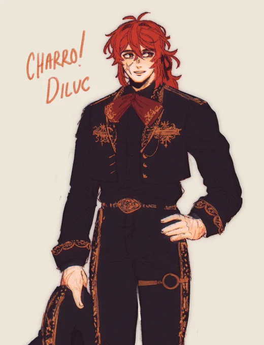 you've heard of cowboy diluc, now i raise you charro diluc