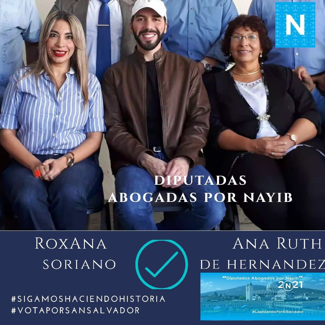 No caigan en cortinas de humo, la noticia de hoy es que la <a href="/BancadaCyan/">Bancada Cyan 🇸🇻</a> eligió a Roxana Soriano como la próxima presidenta de la <a href="/CortedeCuentas/">Corte de Cuentas de la República</a>.

Sus vínculos a Nayib y NI son claros, su función será de hacer el ojo pacho ante la corrupción del oficialismo.