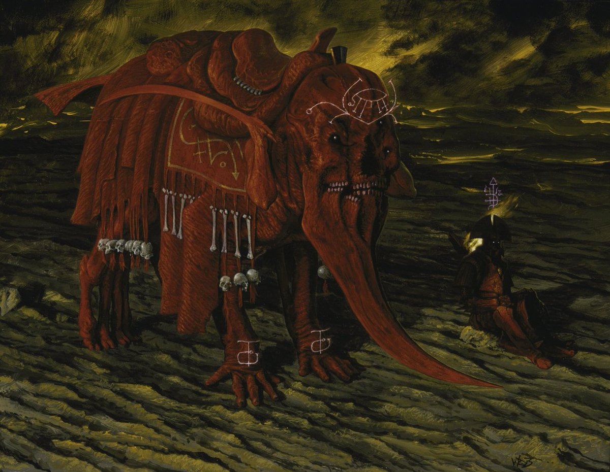 grimwilkins's tweet photo. It's always a good night to look at some Wayne Barlowe https://t.co/LdPskx4ISw