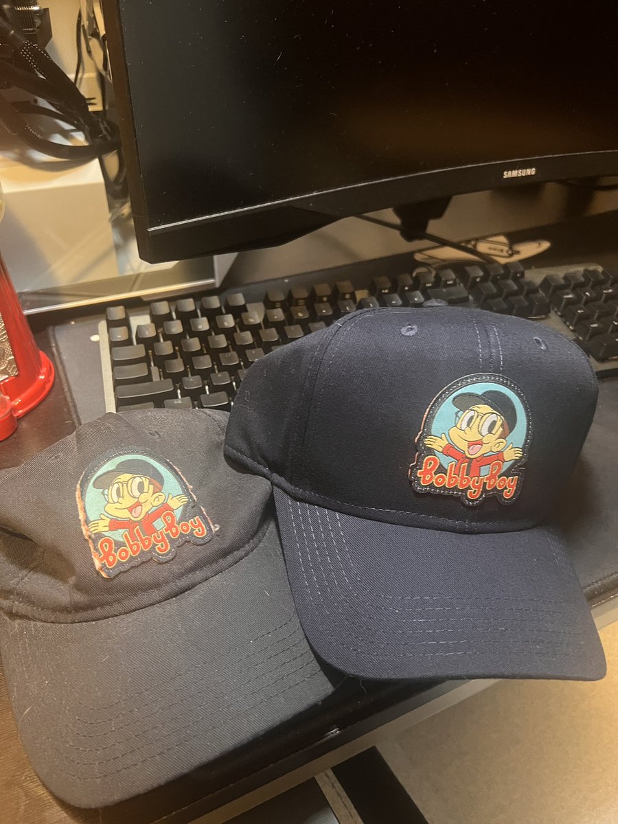 AgoTheAvocado's tweet photo. What an awesome gift from my gf. 
I’ve owned the hat on the left for almost 5 years.
Just thought I’d give you @Logic301 a big thanks for every piece of creating you’ve put out. Songs, books and whatever comes next I’ve loved them all.
I’ll keep wearing this hat on a daily ❤️ https://t.co/iiIE62459O