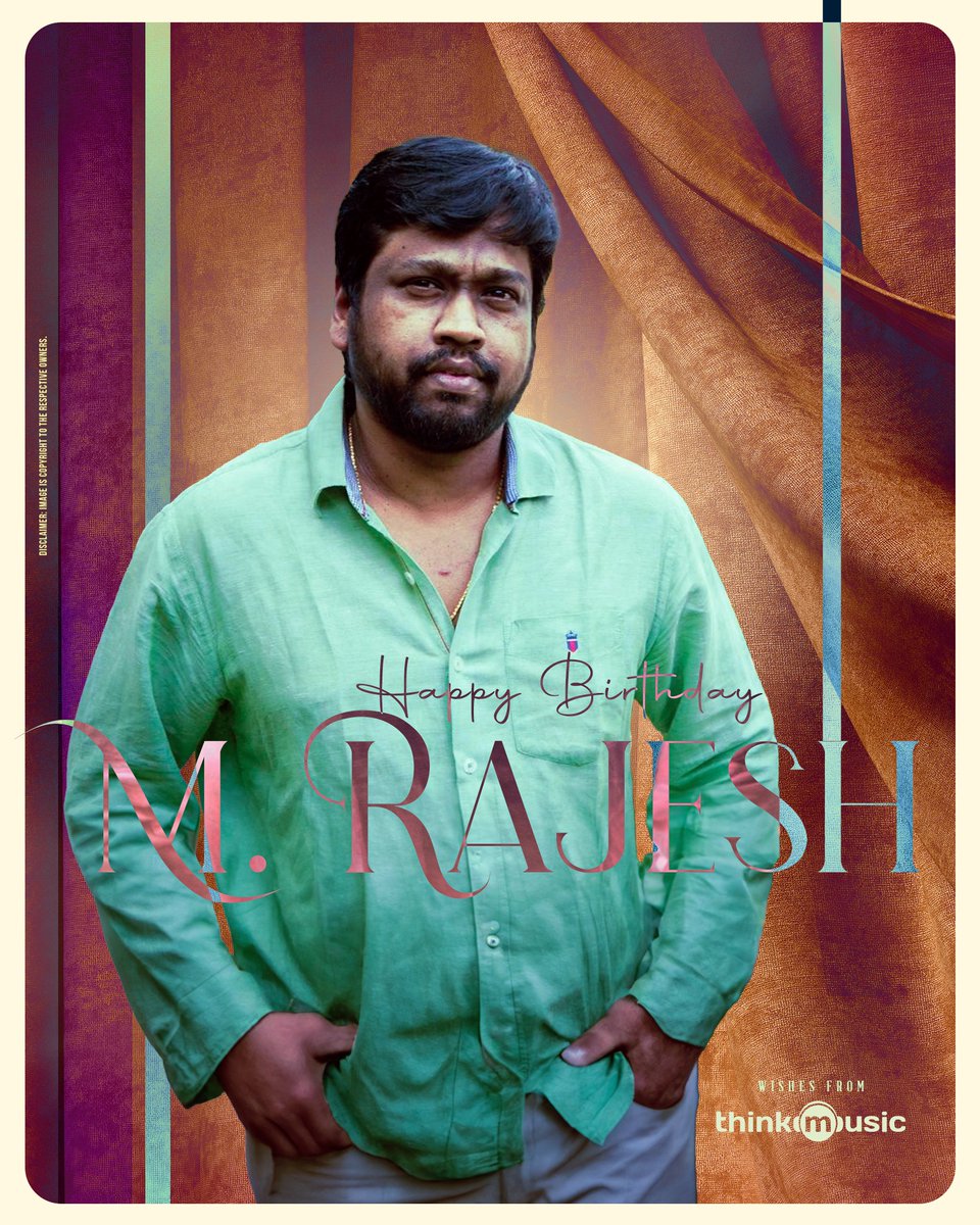 thinkmusicindia's tweet image. Here's a birthday wishes to an excellent storyteller with impeccable comedy timing 🎉 #Mrajesh ! 

#HappyBirthdayMRajesh #ThinkMusic