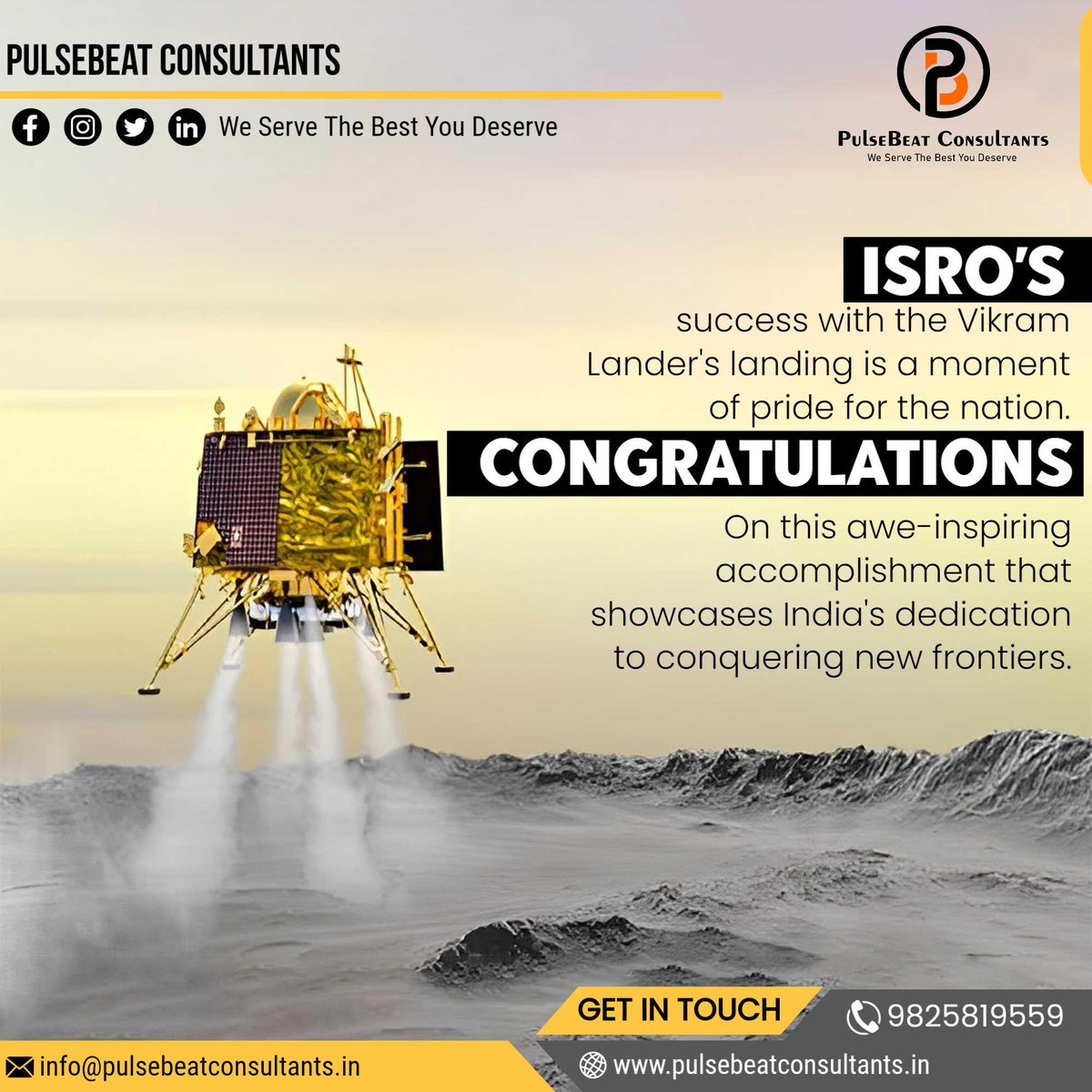 PulsebeatC's tweet photo. #Chandrayan3 
#ProudMoment 
#ISRO 
#🇮🇳🇮🇳🇮🇳🚩 https://t.co/VAFhUTAOdr