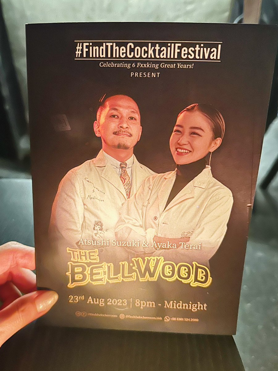 prodrunk_htm's tweet photo. Last night at #FindTheLockerRoom
I was so excited to go there cuz it was Japanese bar guest shift night!
“Bellwood Tokyo” came to takeover! The bar is No.49 of Asia’s 50 best bars 2023.
I had amazing cocktails made by Atsushi san♥️
And special Sushi plate was very nice too🥺 https://t.co/dnWqdjGhQv