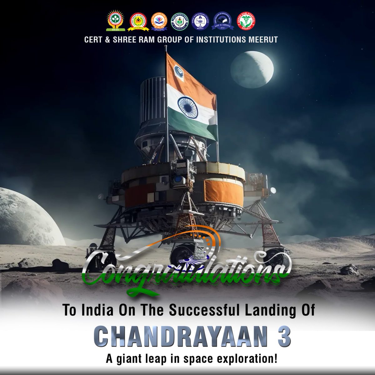'India's Triumph: Chandrayaan-3 Navigates the Celestial Path to Success 🚀🌕 #SpaceMilestone #ProudMoment' #chandrayan3 #chandrayaan3 #chandrayaan #isro #isromissions #isroindia #isro #isro_india #mission #instagood #instagram #ikea #reels #viral #viralvideos #viwes #Trending
