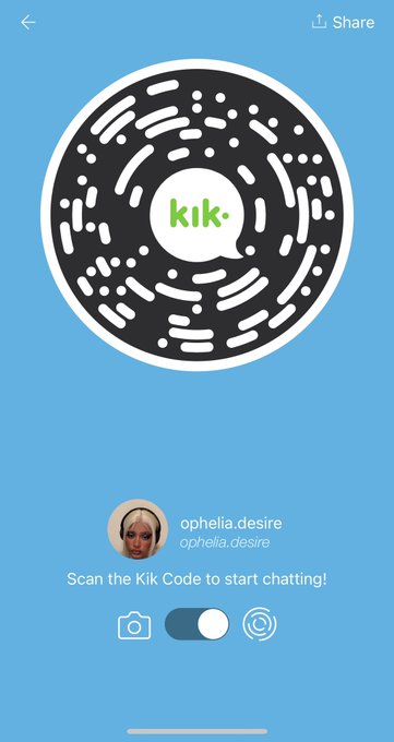 goddess finally has a kik, if y&rsquo;all wanna set up cashmeets and sessions you know where to find me 🤭  &bull;