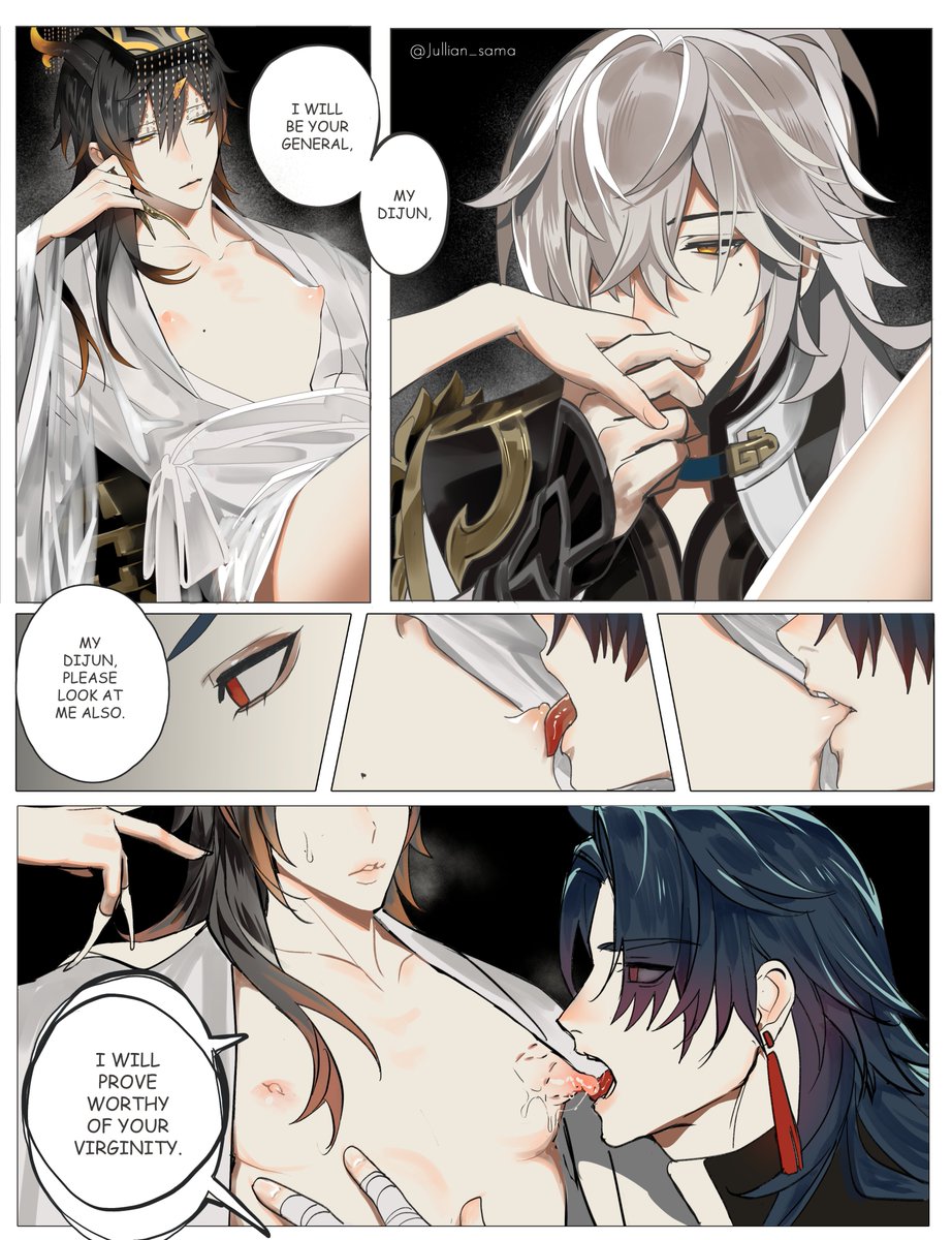 jullian_sama's tweet photo. Yanwang Dijun's womb has to stay lonely until the first marriage, but it's massaged from the outside and from behind
#AllZhong #AllZhongli #Tartali #JingZhong #BladeZhong #RenZhong #DanZhong #KeZhong https://t.co/QYRNy2ezYl