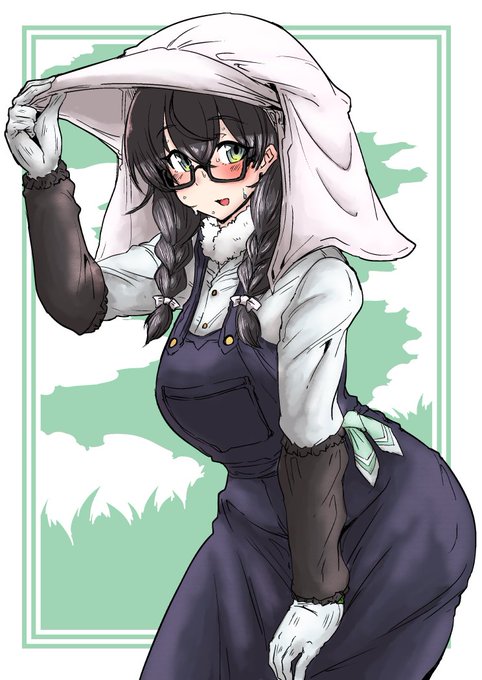 今日の日課は農作業着千冬ちゃんです 