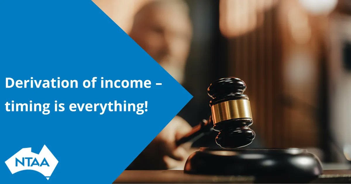 Derivation of income – timing is everything! buff.ly/3sueX4c