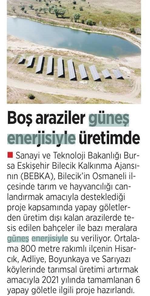 EnerjiCalisani's tweet photo. BOŞ ARAZİLER GÜNEŞ ENERJİSİYLE ÜRETİMDE (Ayrıntılı Haber) https://t.co/AndnKtBWZ1