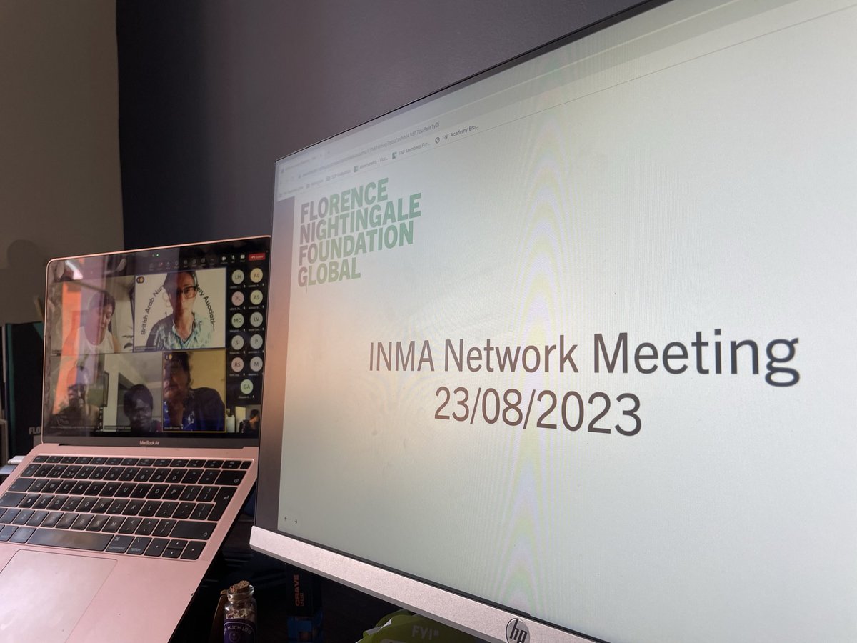 JessLSainsbury's tweet image. Every 8 weeks leaders from International Nursing &amp;amp; Midwifery Associations gather for their virtual network meeting, it was a pleasure to join them yesterday #BeSeenBeHeardBeRecognised #TeamFNF #FNFGlobal 

@jen_cag @FNightingaleF