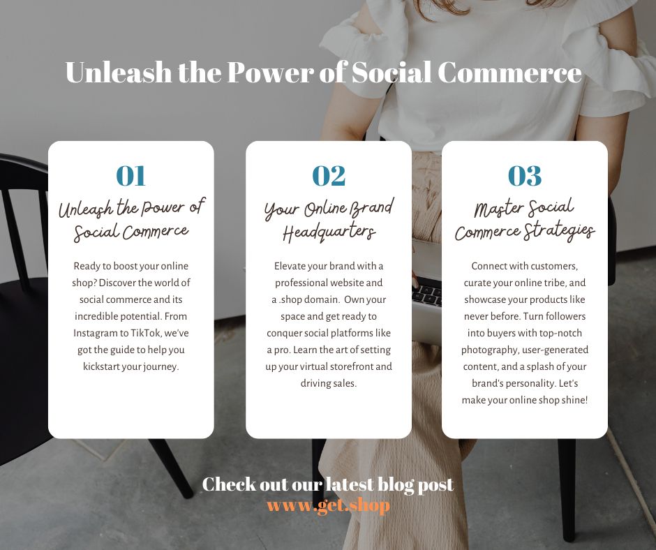 Elevate Your Shop with a .shop Domain! 🌐 Ready to dive into the world of social commerce? From setting up your own .shop website to mastering top platforms, we've got your guide. Let's boost those sales! Get started now: get.shop/blogs/online-m… 
#SocialCommerce 
#DotShopDomain