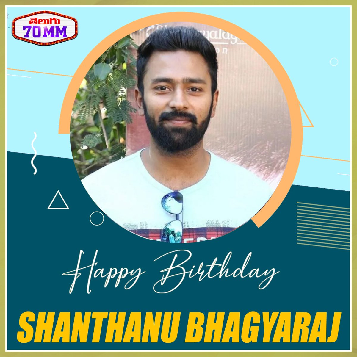 Team @Telugu70mmweb wishing a very Happy Birthday to Actor #ShanthanuBhagyaraj We wish you have a great success ahead  
#HBDShanthanuBhagyaraj #HappyBirthdayShanthanuBhagyaraj #Telugu70mm #Telugu70mmwishes