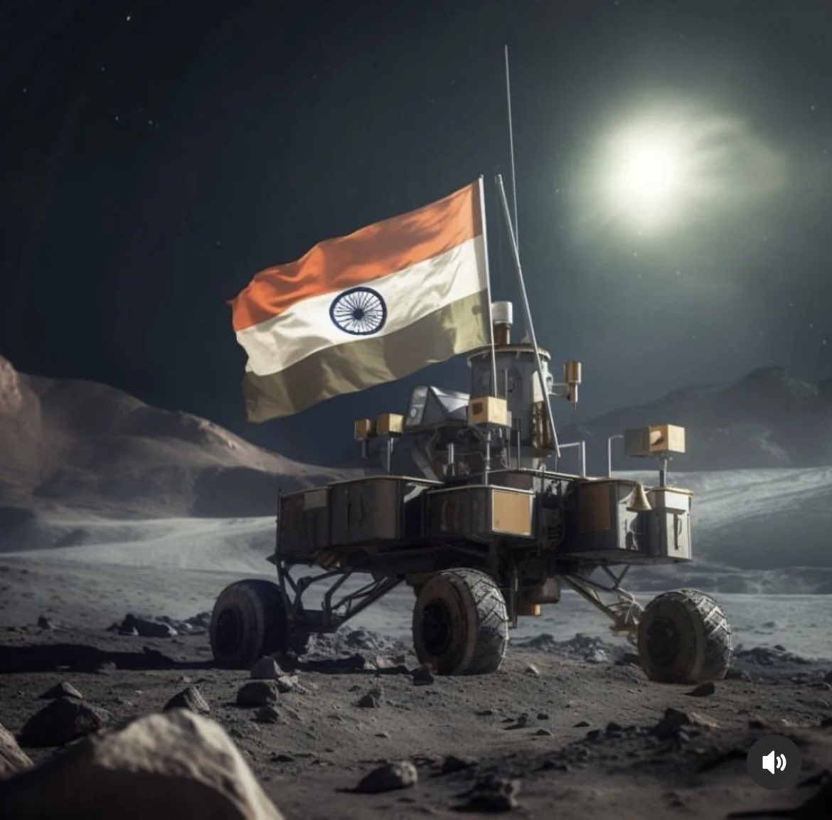 srivastava91265's tweet photo. India is on the Moon, it’s Big, Bold, Beautiful! To touchdown on uncharted lunar south pole is remarkable achievement, it’s truly a story of pride, grit, determination &amp; far sightedness. 
The sky is not the limit, it is our launchpad. #Outdo… to the Moon &amp; Beyond. #India #ISRO https://t.co/EBTJP8uhhP
