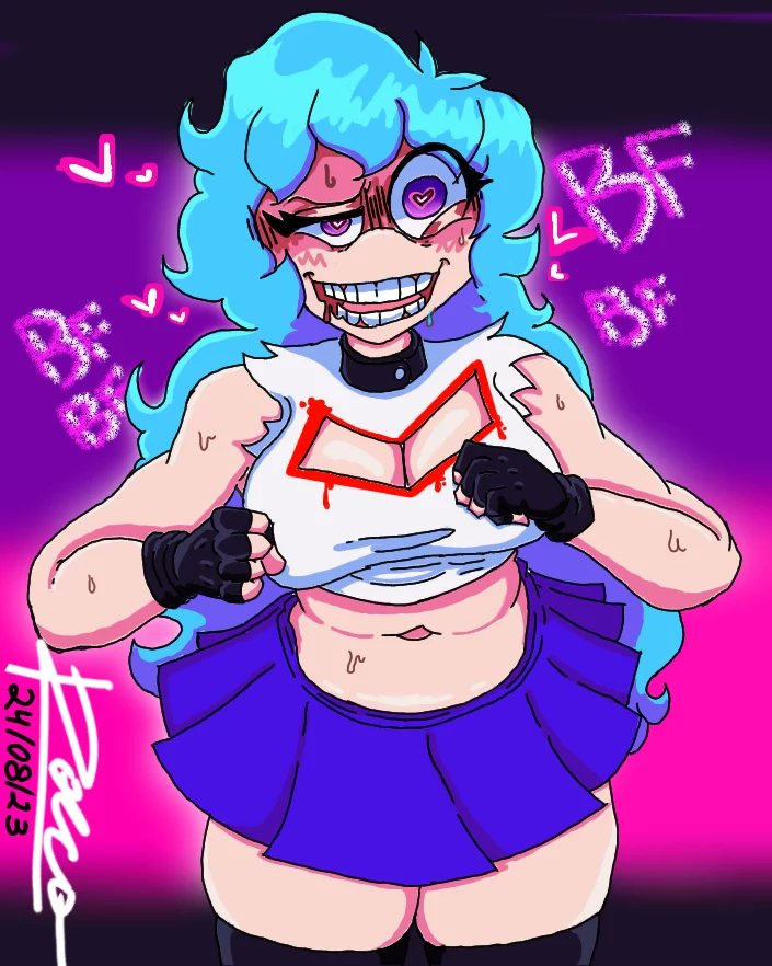 RocketBY123456's tweet photo. Uma fanart no digital de fnf que eu fiz, curtiram? #fnf #fanart https://t.co/TYRPSbSkrc