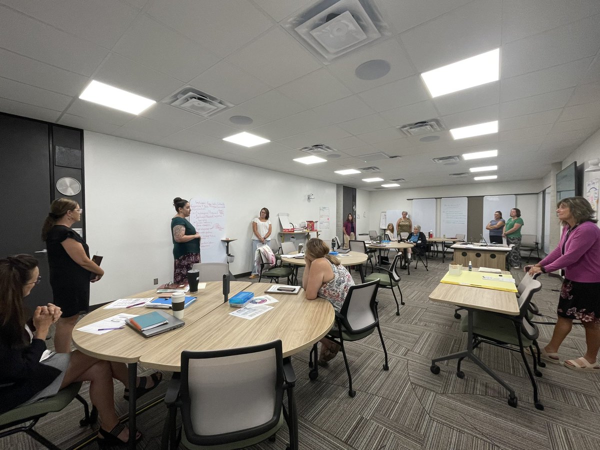 Never stop learning &amp; growing! School of Ed faculty &amp; staff focus on our craft and evidenced-based practices to support teacher candidates &amp; new teachers in a NTC - New Teacher Center workshop with Lisa Gregoire, SWWC.