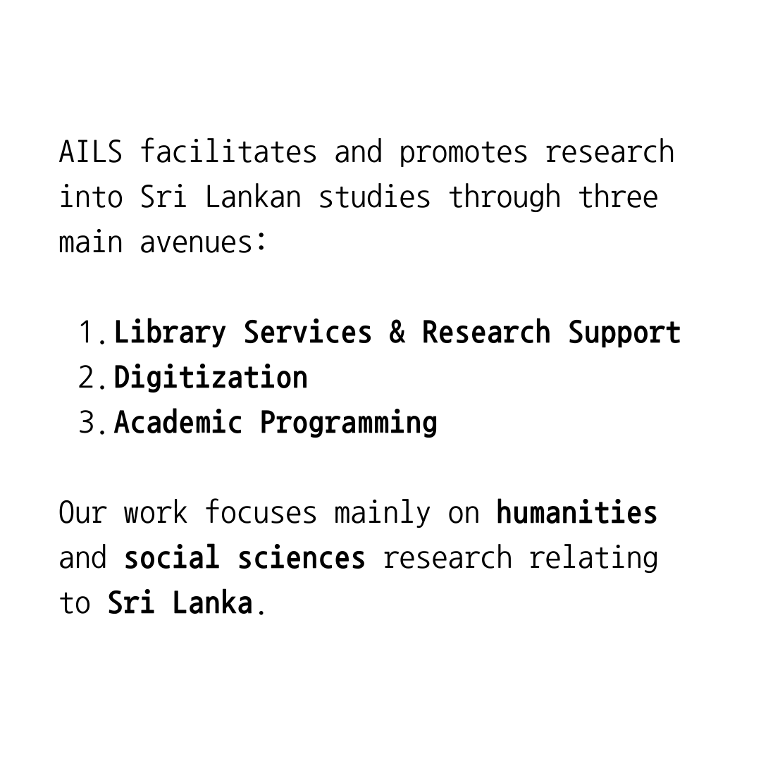 American Institute for Sri Lankan Studies tweet media