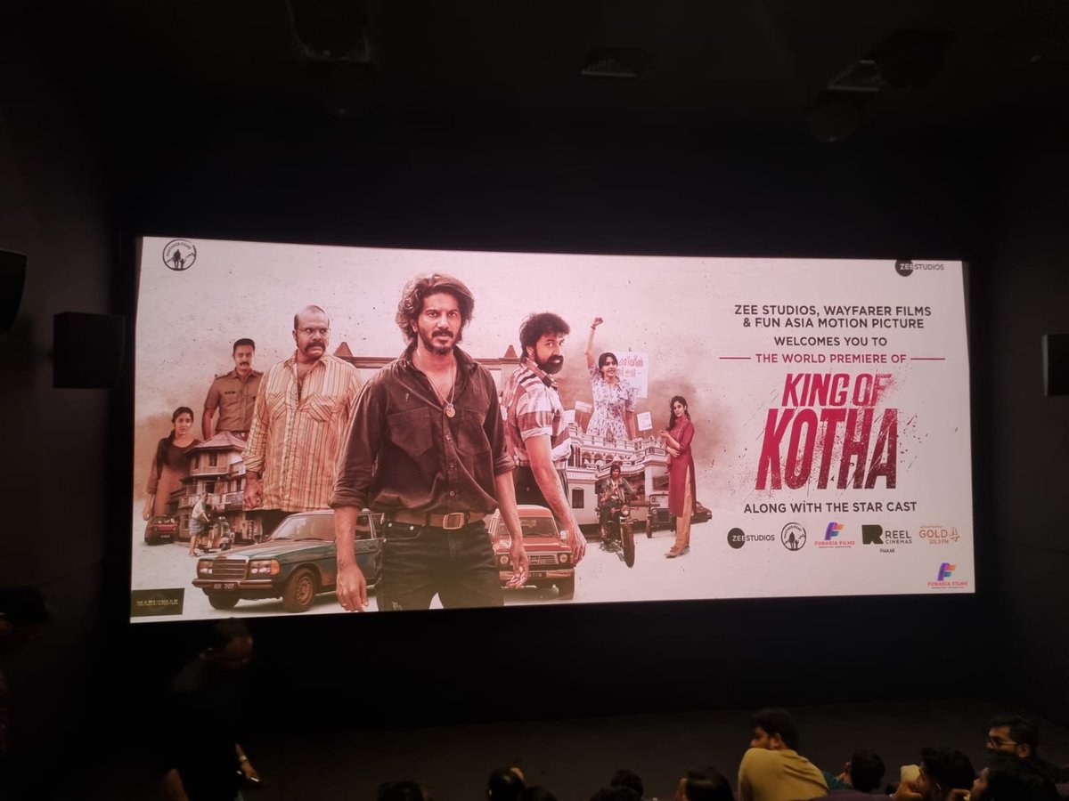 Just finished #KingOfKotha. I'm a Tovino Thomas fan and had low expectations for #KoK. But #DulquerSalmaan proved me wrong. This movie is a milestone for malayalam cinema. Every scene was goosebumbs inducing. Definite recommend 💥
#KingOfKothaFDFS
#AbhilashJoshiy