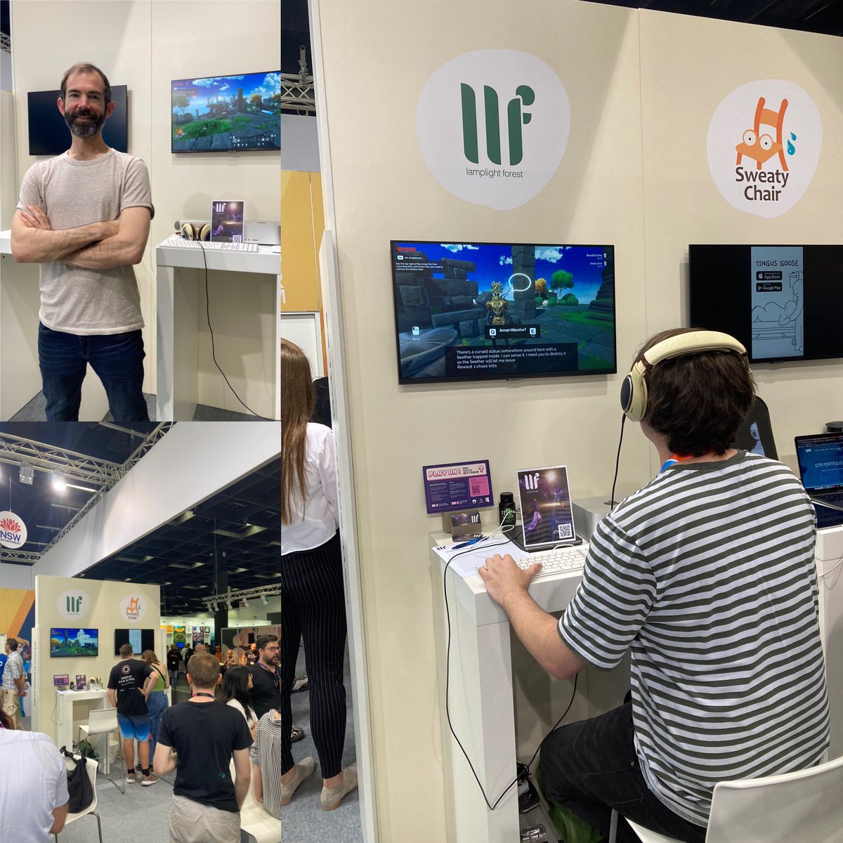 Oorgames's tweet photo. #gdaygamescom
So many happy players and great connections on the first day of #gamescom2023 
Having a great time meeting you all! Come visit Lamplight Forest in Hall 3.2 and say hi! https://t.co/UkYTbB6DS3
