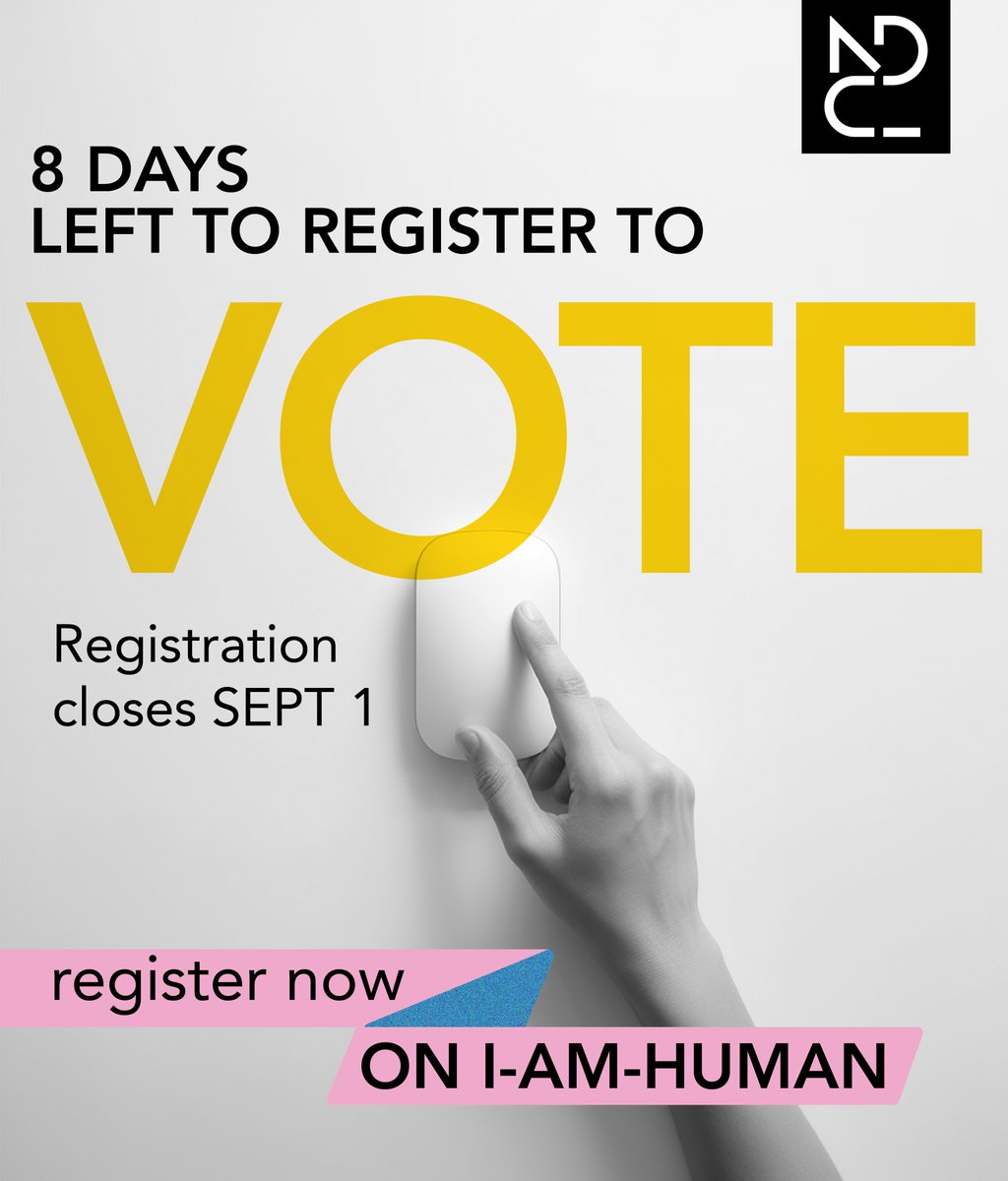 rendal73's tweet photo. 👋The future of #NEAR is in your hands👋
You have 8⃣ days left to register and register for the upcoming NDC elections
Link: https://t.co/7hD80m02KB
✅Follow the link▶️Register▶️Pass verification✅
#BOS #NDCElectionisNEAR #NEARisTheBOS #nft #NEARisNOW
@NEARProtocol @neardc https://t.co/3VZ3mR7Bu4