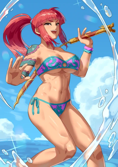 KILLER INSTINCTのKim Wu  MarioUComics様()のご依頼です。#格ゲーキャラ描こうぜ 