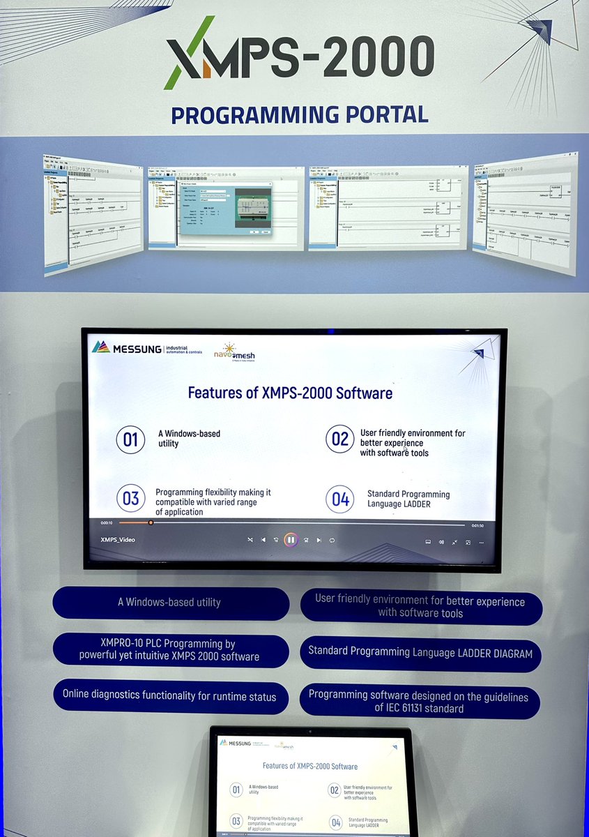 farookmerchant's tweet photo. Automation Expo 2023 is another land mark event for Messung Group as we launch our new range of Xmpro-10 PLC and a complete range of OURICAN home automation products and besides our ESD range of Tables and Chairs we launched our new range of IT Network racks. 

A long journey. https://t.co/KbCnTXaSL7