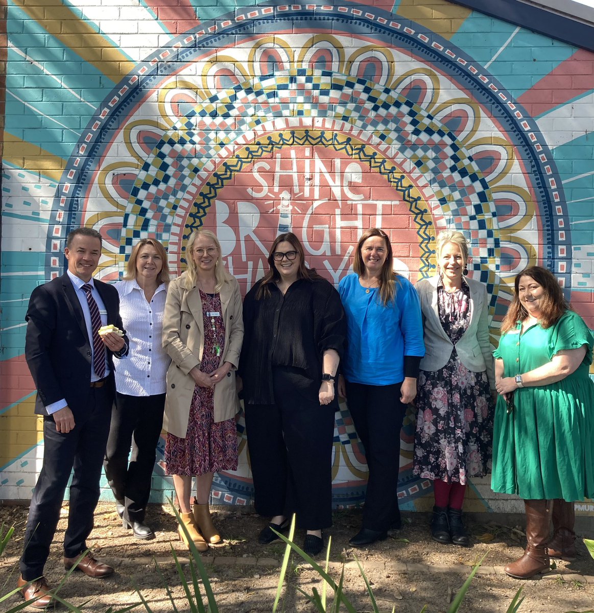 “Shine bright &amp; happy!” The leadership team at Toukley PS striving for continuous improvement with a focus on explicit instruction. Strong collaboration with other local schools, significant in the learning journey. (And congratulations on completing external validation).