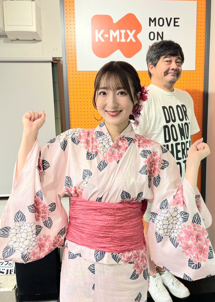 kmix_move's tweet photo. 📻 K-MIX MOVE ON🎆
 鬼さん＆まきむーの木曜日👹👼

テーマは『集めたいモノ でワイワイ♪』

いま集めているモノはなんですか？？

今日のまきむーはピンク💕
かわいーーーー😍

💌move@kmix.jp   
 https://t.co/a1GyGDMD9Q

#kmix #kmixmove #バカボン鬼塚 #牧村一穂 https://t.co/6igQcg9cFV
