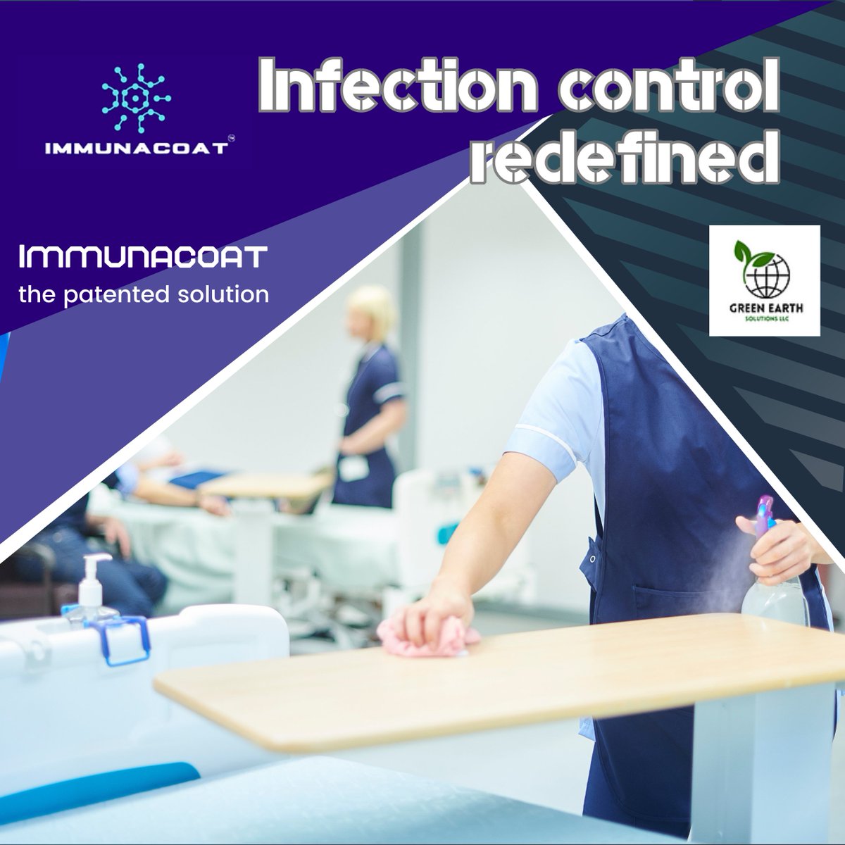 GreenEarth32932's tweet photo. A safer environment starts with Immunacoat. Our advanced polyurethane coating fights germs, viruses, and bacteria for an extended period.
#zerovoc #antimicrobialcoatings #diseasepreventioninhospitals #polyurethane #aliphaticpolyurethane #concrete #industrialcoatings #epoxy https://t.co/ozSsWQPfs6