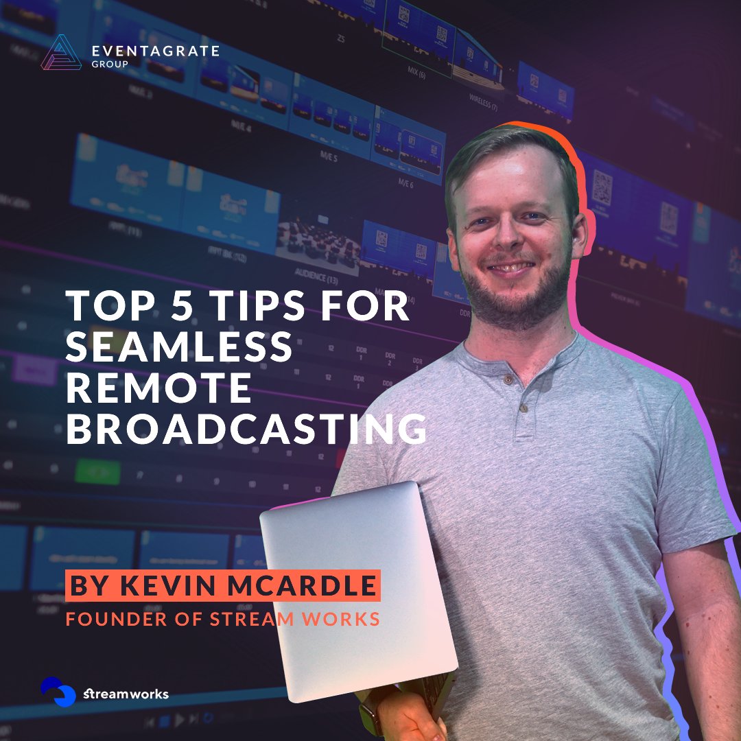 eventagrate's tweet image. Thank you Kevin, founder of Stream Works, who has shared the insider tips on delivering excellent remote broadcasting! 

Click here for the full read and a specialist&apos;s perspective: ow.ly/n5nK50PCJjg. 💻✨

#BroadcastingTips